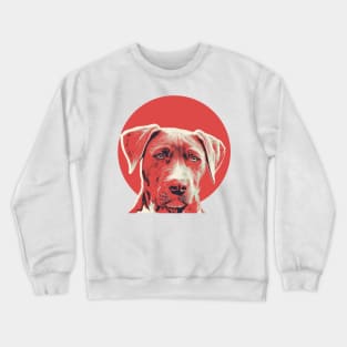 Illustration Pitbull Crewneck Sweatshirt